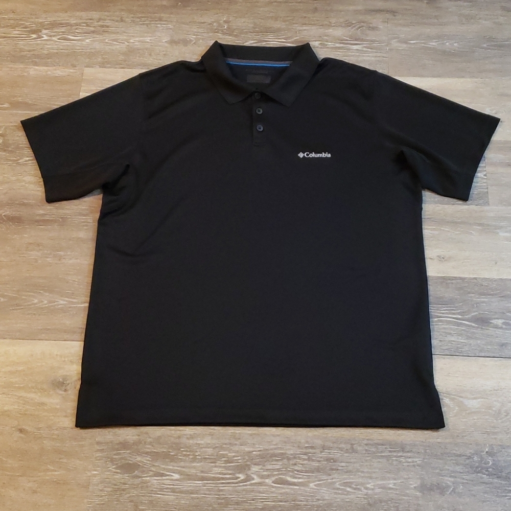 Men's Columbia Black Omni Shade Shirt XL